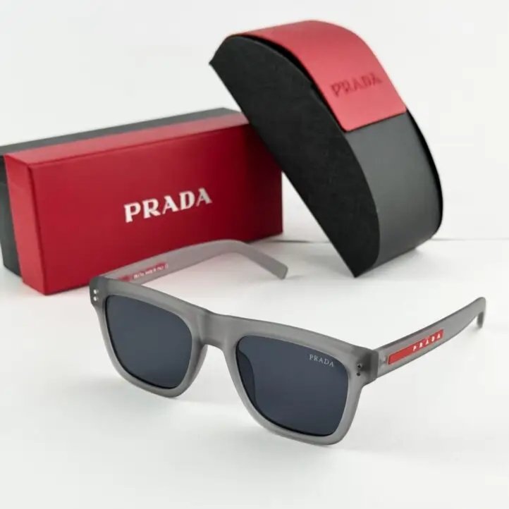  Prada Style Square Frame Sunglasses